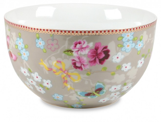 沙拉碗(卡其)18cm,H11cm