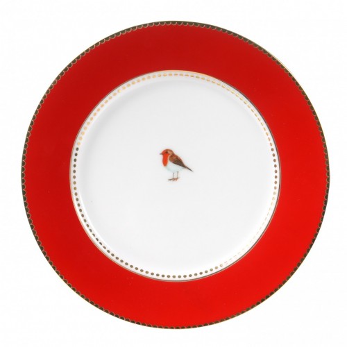 蛋糕盤(艷紅) 17cm