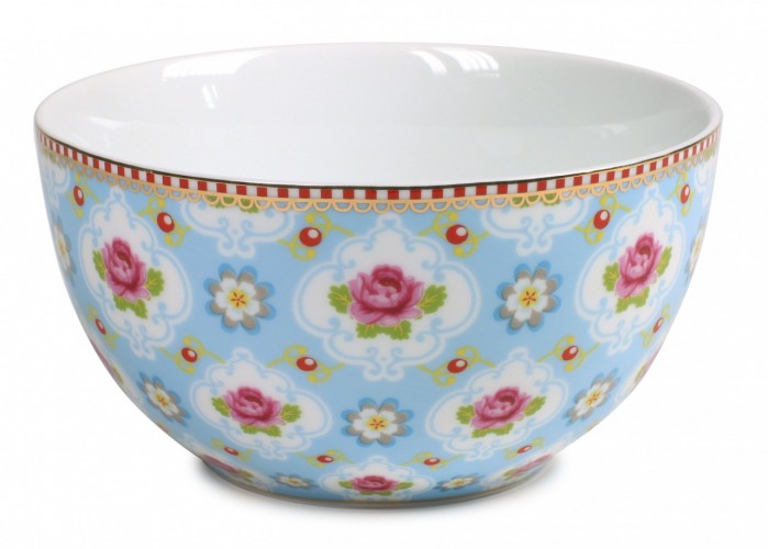 餐碗(粉藍)15cm