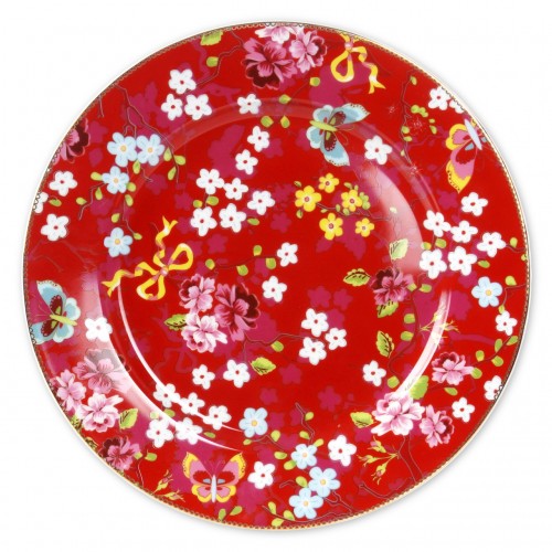 蛋糕盤(紅) 32cm